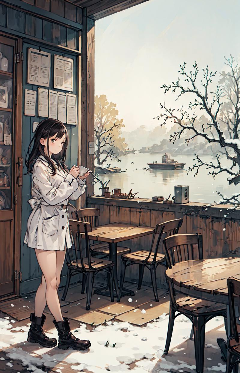 189672-3743639907-best quality, detailed background, girl,sea, cafeteria, bird, snow, winter,.png